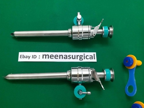7pc Laparoscopic Set Trocar Cannula 10mm/ 5mm and Reducer Surgical Instruments - Picture 12 of 12