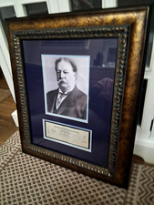 PRESIDENT WILLIAM H. TAFT  1921 FRAMED SIGNED AUTOGRAPHED CHECK 27 X 23 COA