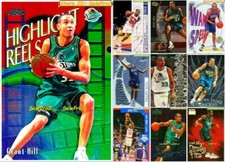 100++ GRANT HILL SINGLES INSERT ROOKIE AUTO JERSEY LIMITED RC LOT  YOU PICK LIST