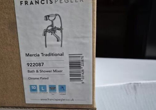 FRANCIS PEGLER MERCIA VICTORIAN   BATH SHOWER MIXER & SHOWER KIT 922087 rrp£329