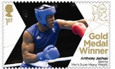 GB Olympic Gold Medal Anthony Joshua Boxing single MNH 2012