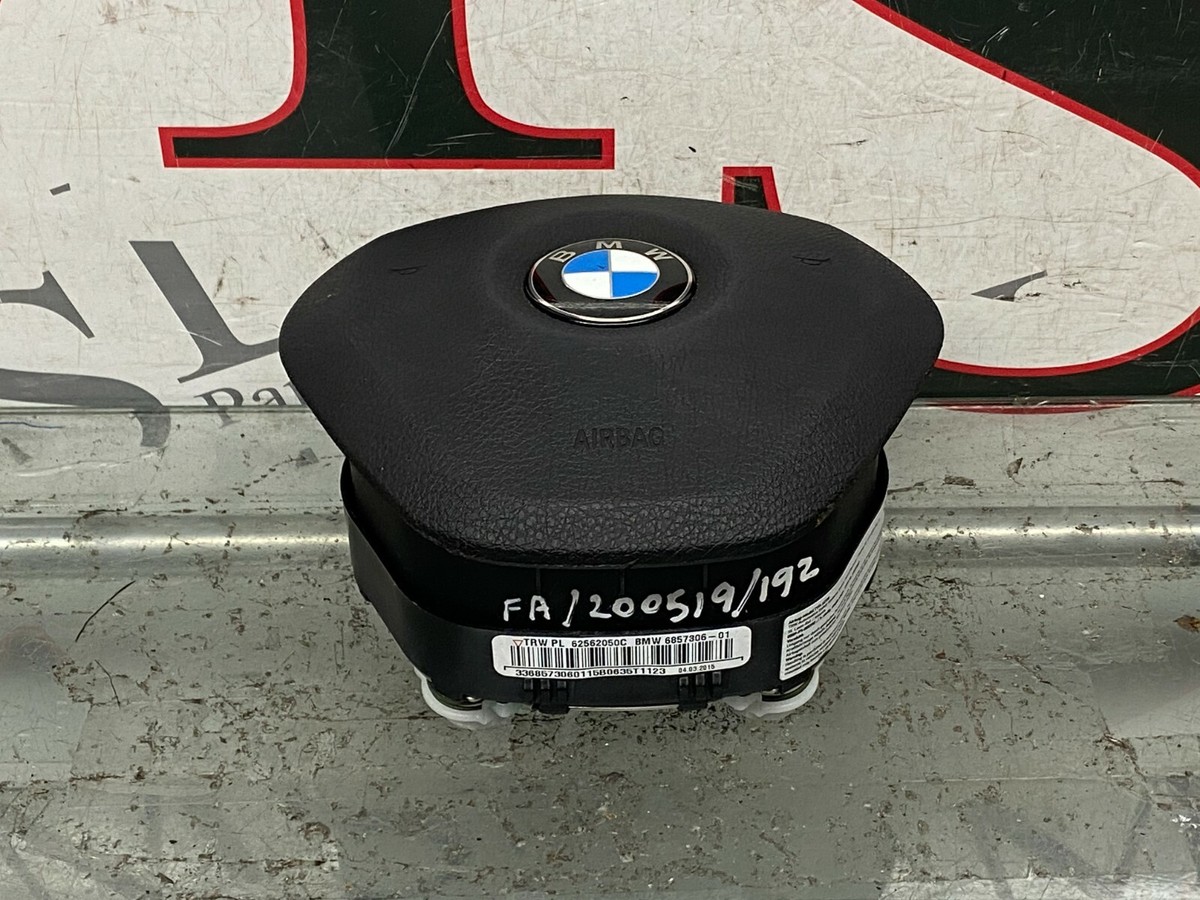 AS) BMW 1 SERIES F20 2015 STEERING WHEEL AIRBAG BLACK 62562050C 