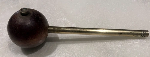 Antique Muzzleloader Ball Starter Bullet Starter Brass And Cherry?  Jag. Ramrod
