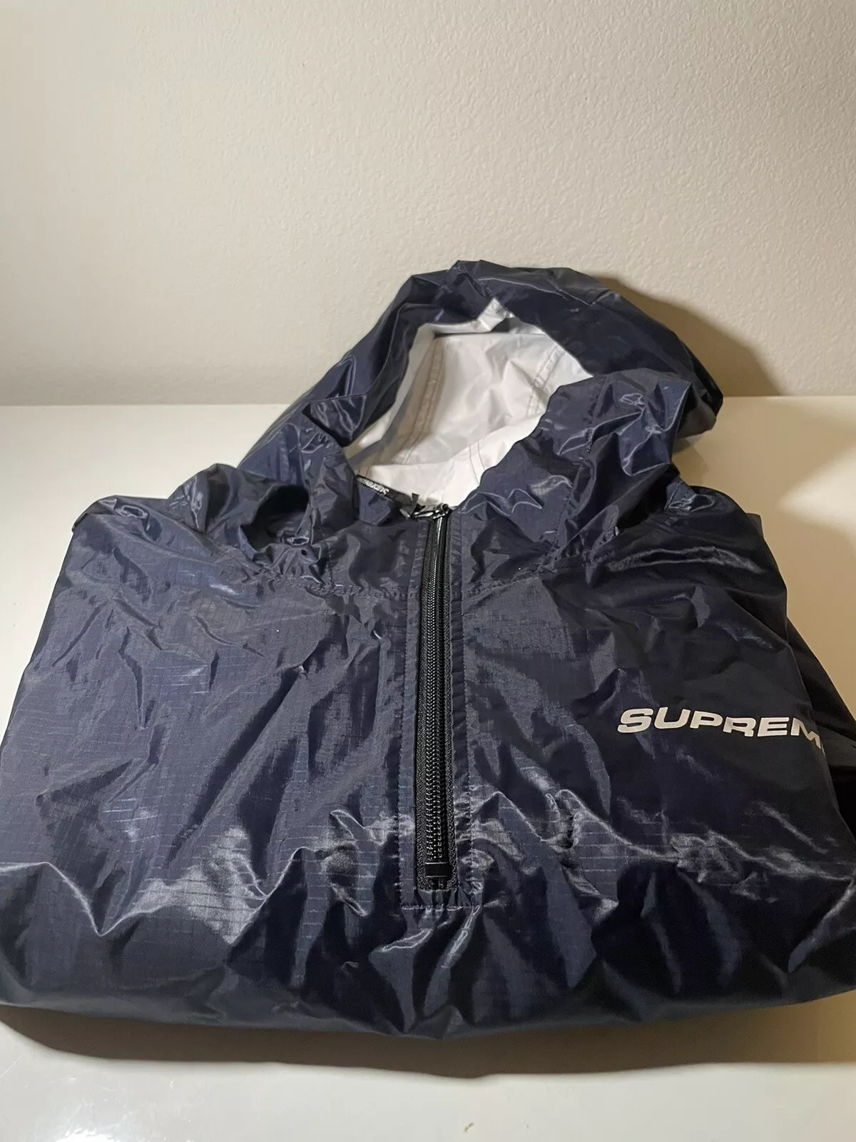 Pull Supreme Packable Ripstop Marine Taille Extra Large FW 17 Pas de Pack Sac