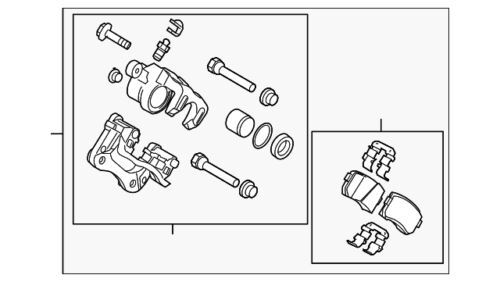 Kit de frenos de disco para Kia (N/P 58210 3Q100)