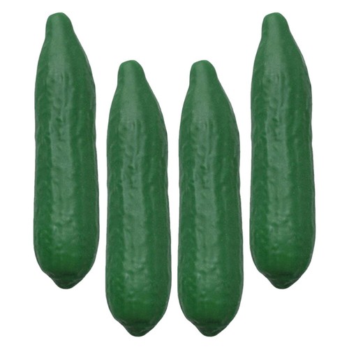 Concombres Artificiels – Lot De 6 Accessoires Photo Ou Décoration | Fausse Nourriture Réaliste En Mousse
