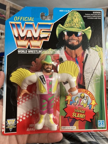 WWF/WWE MACHO MAN RANDY SAVAGE Hasbro Wrestling Fi...