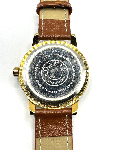 Vintage ROAMER, Manual Wind 17 Jewels Men Watch- Stunning Blue Dial, Used I-63 - Picture 11 of 11