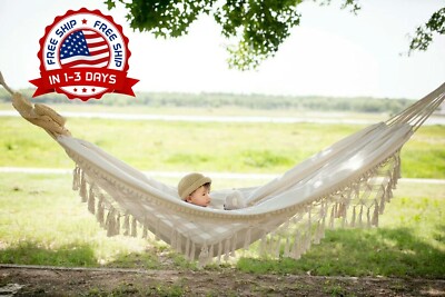 Hamaca Amacas De Patio Amaca Para Casa Patio Camping, Hamaca Doble Hasta 450 Lbs