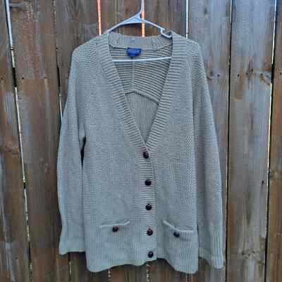 Pendleton Beige Knit Sweater Cardigan | eBay
