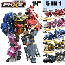 Kids Toy Miniforce Penta X Ranger Vehicle Robot Bot PENTATRON 5 Combiner Figures