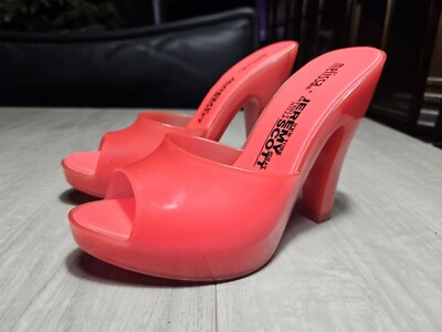 Melissa + Jeremy Scott メリッサ　シューズ 🩷JEREMY SCOTT MELISSA INFLATABLE MULES HEELS SLIDES SHOES BRIGHT
