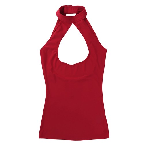 Kurzes figurbetontes Damen-Minikleid Neckholder Party Abend Cocktail Clubkleidung - Bild 7 von 55