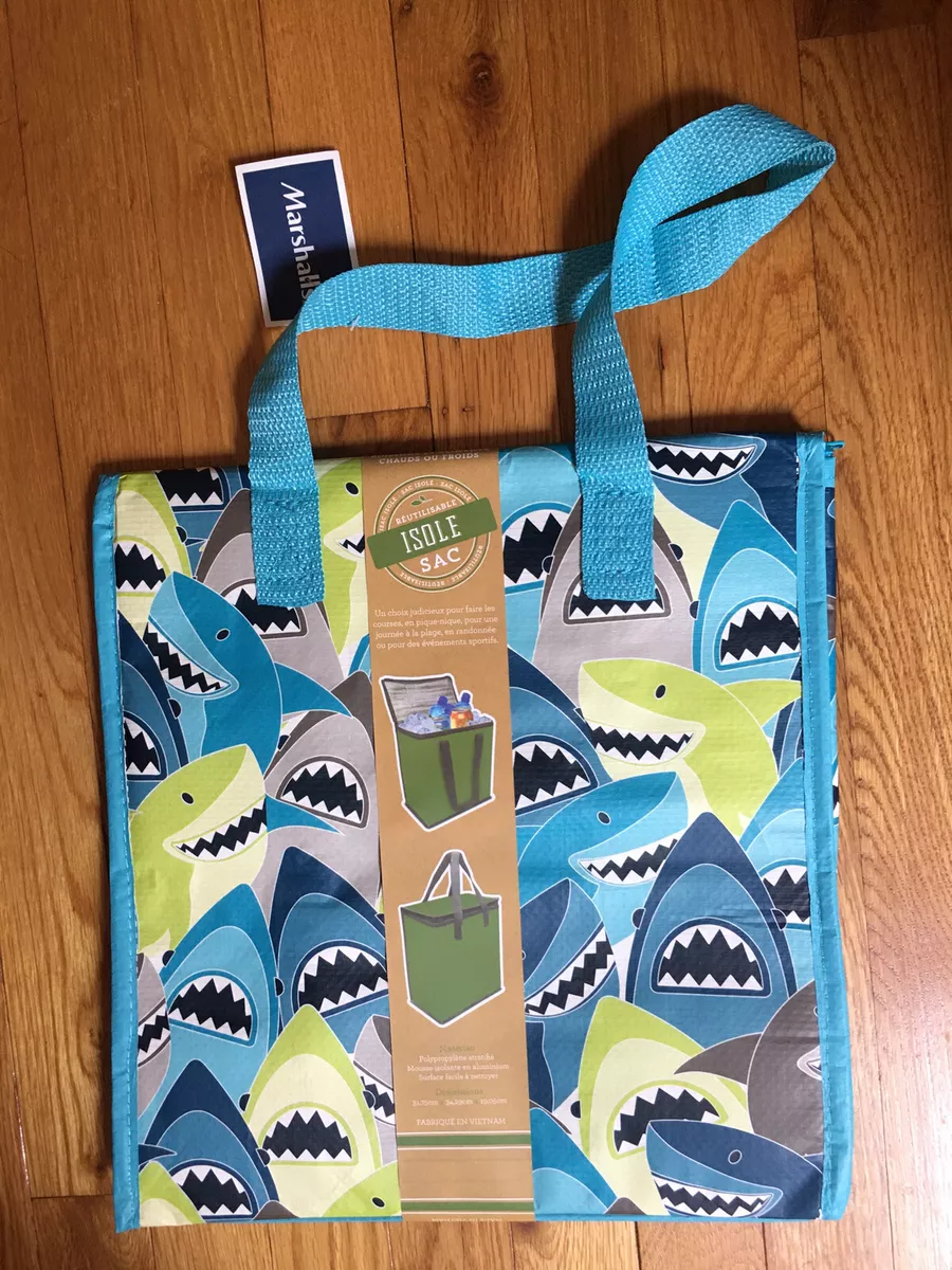 Marshalls Shark🦈Print Thermal Insulated Zipper Lunch Hot/Cold