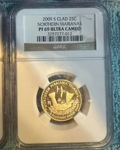 2009 S Northern Marianas Clad 25c NGC PF69 Ultra Cameo Awesome Collector Coin