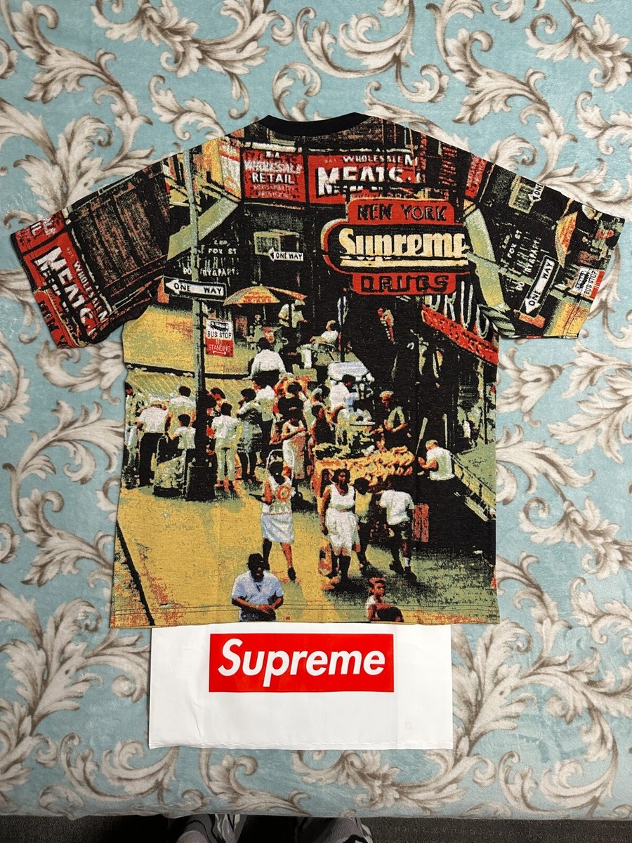 Ebay Jacquard Tops Supreme Street Scene Jacquard SUPREME STREET