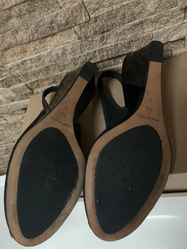 Zapatos mujer talla 9 1/2 Donald Pliner negro verano. Excelente estado. Foto 4 de 4