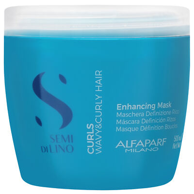 Alfaparf Semi Di Lino Enhancing 500ml Mask für lockiges Haar, Feuchtigkeit