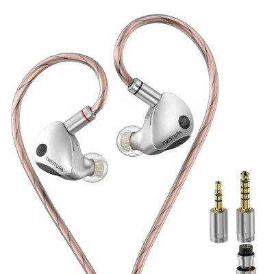 TWISTURA Woodnote 10mm Wood Diaphragm Dynamic Driver IEMs HIFI Earphones