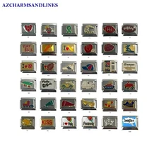 Italian Charms Lots to Choose from Italian Charm Links for your Bracelet (Set18)