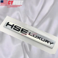 1pc Chrome HSE Luxury Car Sport Trunk Rear Badge Decal Emblem Sticker Nameplate