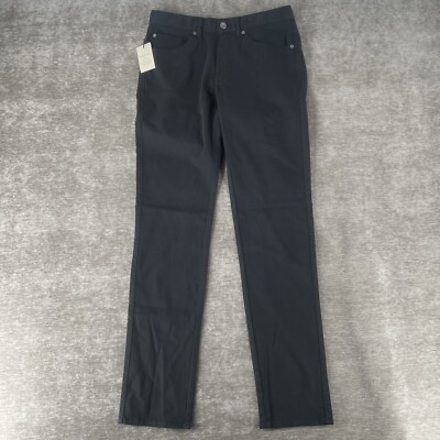 Peter Millar Ultimate Sateen 5-Pocket Black Golf Pants Men s 30 30x34 ME0B39 NWT