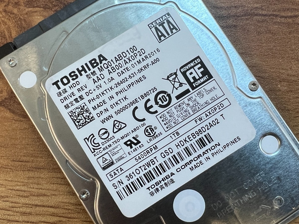 TOSHIBA 1TB 2.5