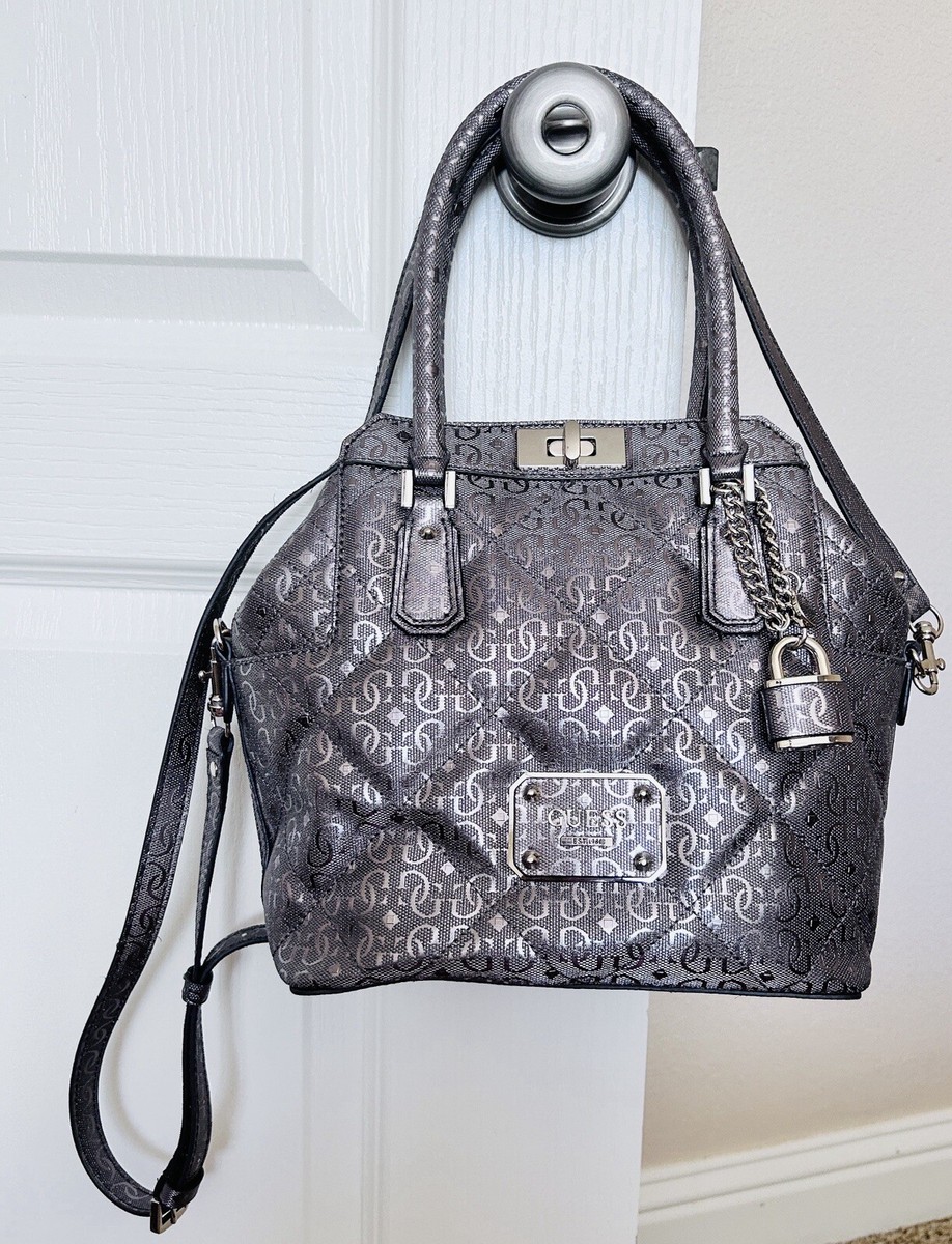Guess Women's Cessily Quilted Box Satchel Handbag