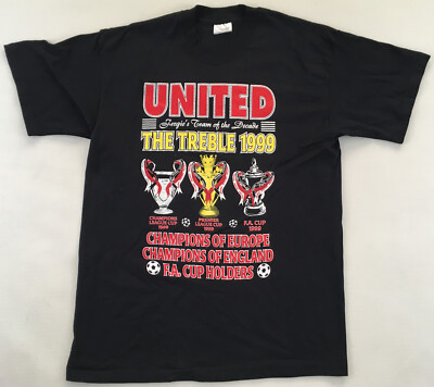 Manchester Utd 1999 The Treble Winners T-shirt jersey United