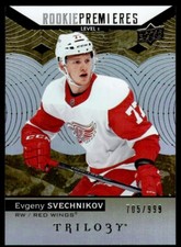 2017-18 Upper Deck Trilogy Evgeny Svechnikov Rookie 705/999 Detroit Red Wings