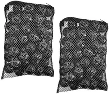 ® 50Pcs 1-Inch Black Aquarium Fish Tank Filter Bio-Balls Filtration Media, 2-Pac