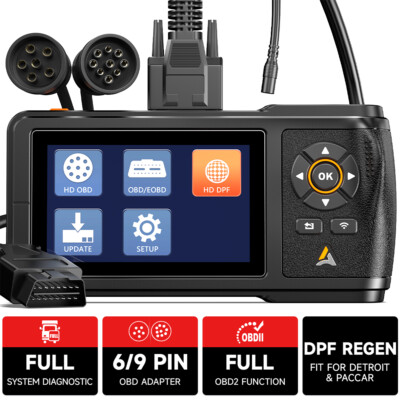 Diesel Heavy Duty Truck Scanner Diagnostic Tool DPF Regen For Paccar Detroit 