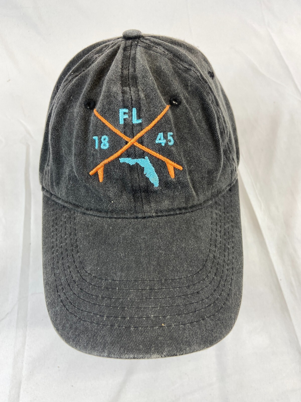 Florida Baseball Cap Strapback Hat Surf Boards 18… - image 4