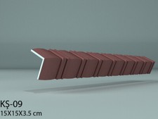 Aussen stuck Fassadenprofile Fassadenstuck Außenleisten Gesimse 10 Meter KS 09