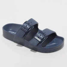 Cat Jack Kids Noa Slip-On Footbed Sandals Navy Size 2