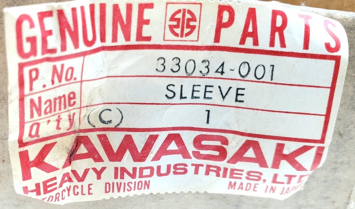 Kawasaki NOS NEW 33034-001 Swing Arm Sleeve F3 F4 G3 G31M | eBay