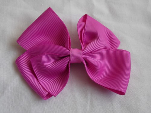 4" BOW HAIR CLIP PIN ALIGATOR GIRL CLIPS GROSGRAIN RIBBON BOW FLOWER GIRL - Picture 27 of 29