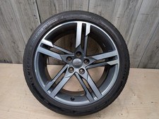 17-20 OEM AUDI A4 S4 Aluminum Wheel Rim 18x8 ET40 5 Double Spoke