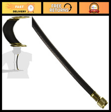 Wytrzymały wąż ładujący HCA 1/4" - 12" prosty i kątowy, czarny, trwały i elastyczny