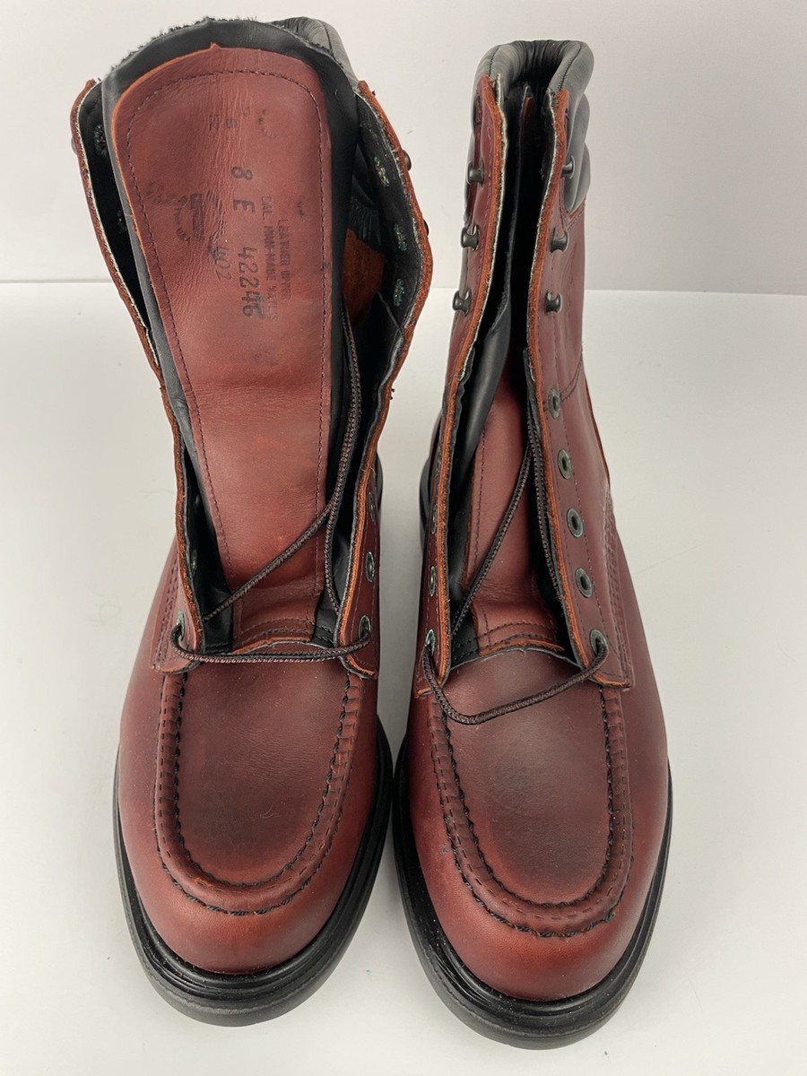 Red Wing 402 Classic Supersole Plain Toe Moc Toe Boots Men's Size