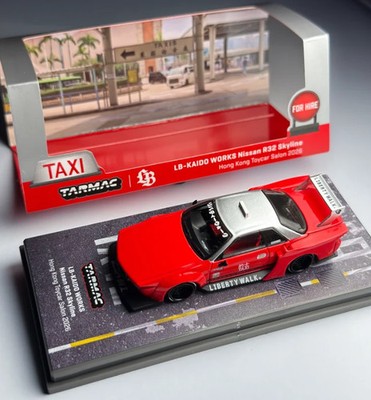 Tarmac Works 1:64 2026 HK Toy Car Salon Exclusive Liberty Walk LB-Works Taxi Red