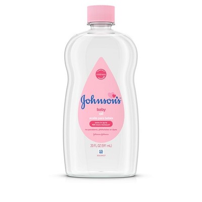 Johnson's Baby Oil, Pure Mineral Oil to help Prevent 20 Fl Oz (Pack of 1)