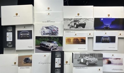 Porsche Cayenne 2001|2002|2003 | Press Kit Media | VHS, Hardcover | Konvolut 