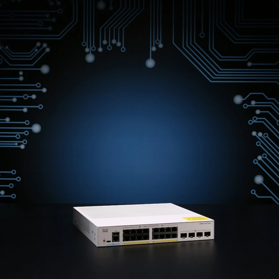 Cisco Catalyst 1300 Rackmount Switch // C1300-16P-4X