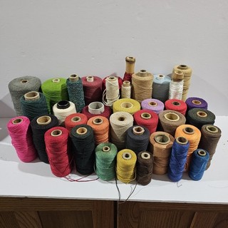 LOT OF 37 Variety Yarn Skeins Cone & Colors Knitting Crochet Craft 9.2 Lbs
