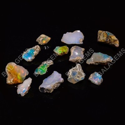 49,00 cts. 100 % natürlicher fantastischer äthiopischer Opal 10 x 6 24 x 11 m...