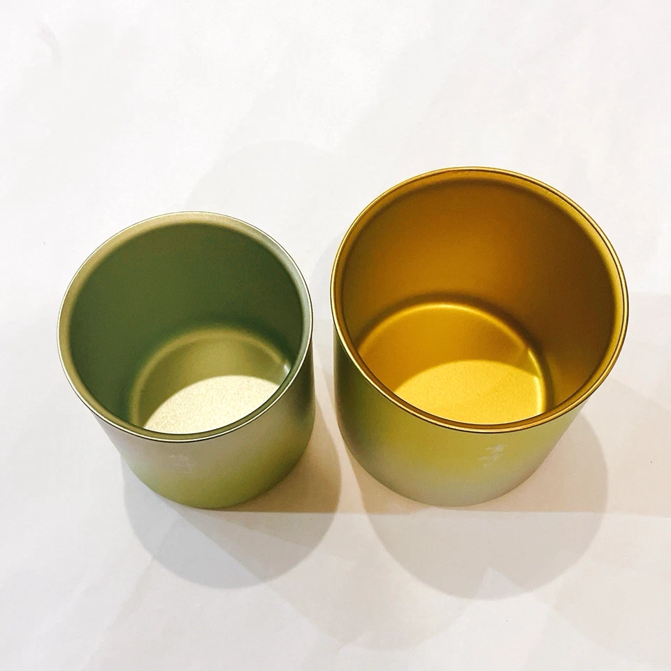 Snow Peak Nagoya Limited Titanium Stacking Mug Set H300 H450 Japan Exclusive New - Image 3 of 4