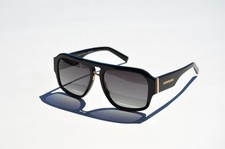 Black Bold Retro Square Aviator Retro American Pilot Eyewear  Free Shipping