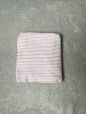 Carter’s Just One You Pink & White Striped Flannel Baby Receiving Blanket Lovey