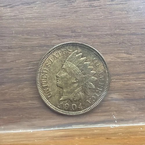 1904 RB Red Brown Indian Head Cent Uncirculated UNC Coin